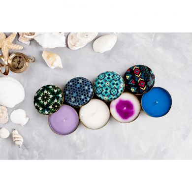 Rumi Candle Metal Kutu Kokulu Mum Soya Wax Vegan Doğal Lüx Hediyelik No: 4