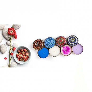 Rumi Candle Metal Kutu Kokulu Mum Soya Wax Vegan Doğal Lüx Hediyelik No: 5