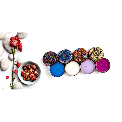 Rumi Candle Metal Kutu Kokulu Mum Soya Wax Vegan Doğal Lüx Hediyelik No: 3